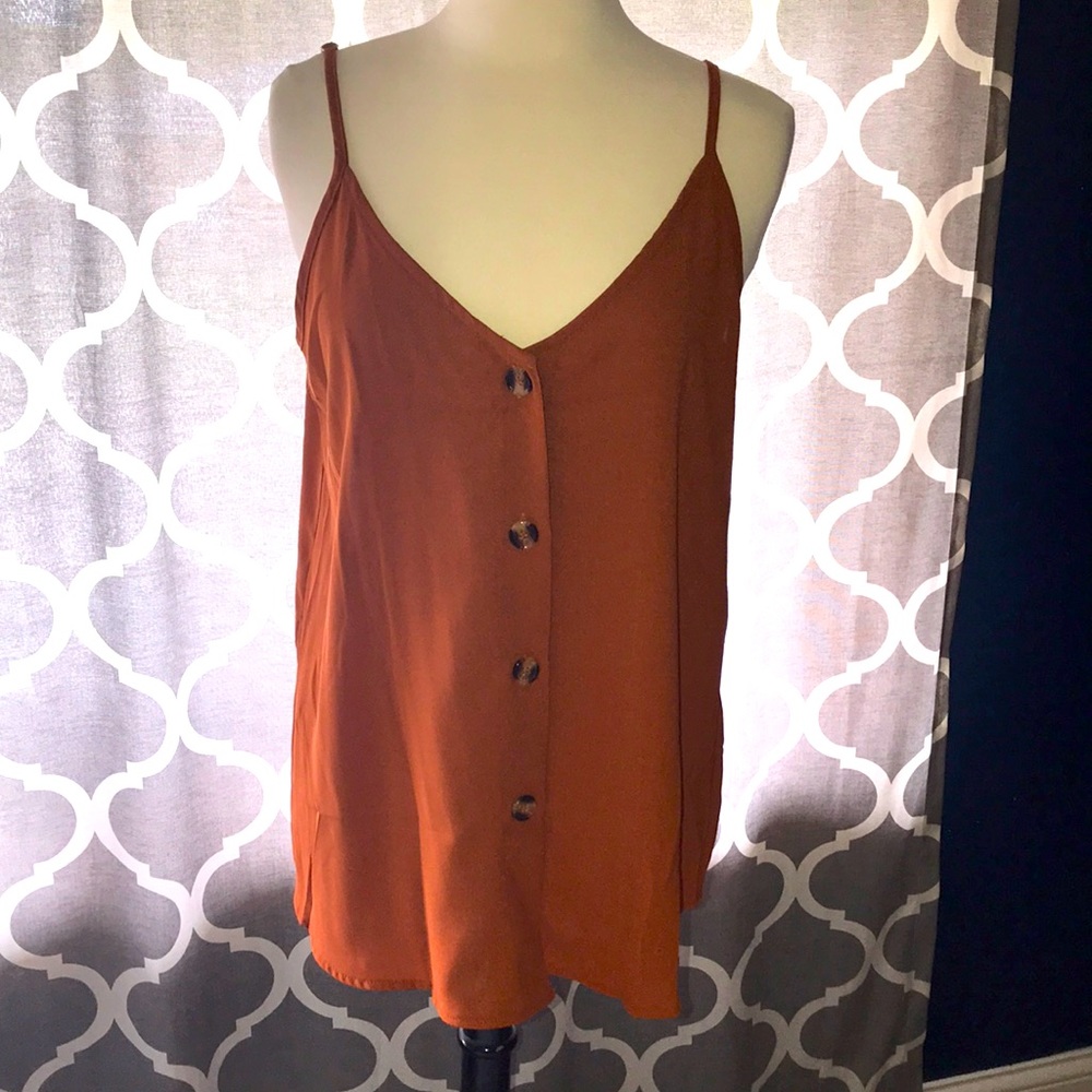 Button-up Tank Top